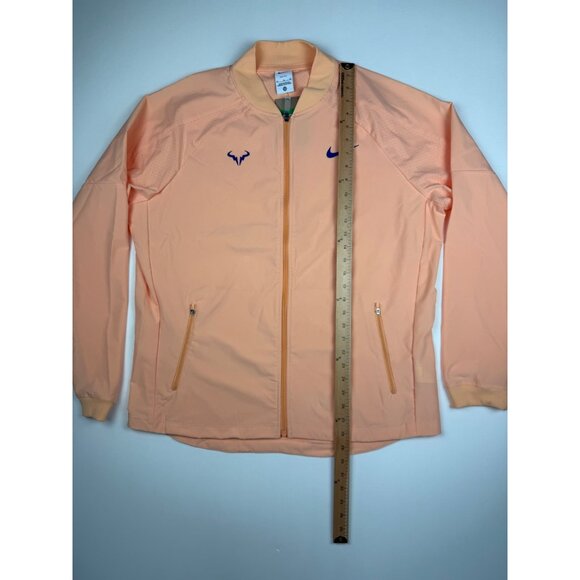 Size XL - Nike Rafa Nadal Tennis Jacket Orange Chalk Full Zip - Picture 4 of 5